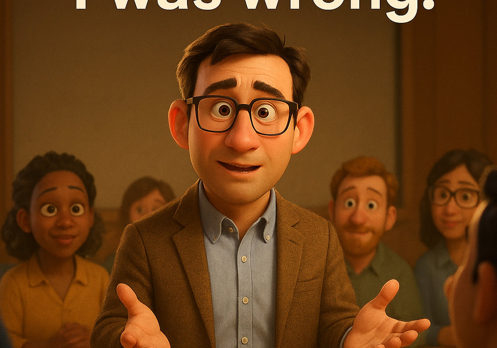 The Bravest Words a Leader Can Say: I Was Wrong